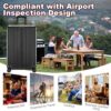 【Aluminum Alloy】Wine Suitcase for Airplanes 12 Bottle,Wine Luggage 28in Made Pure PC,TSA Lock,45lb,Air Transportation No Additional Cost,20cm Thick Pearl Cotton, Aluminum Frame Anti-Collision Edge ﻿ ﻿ - Image 9